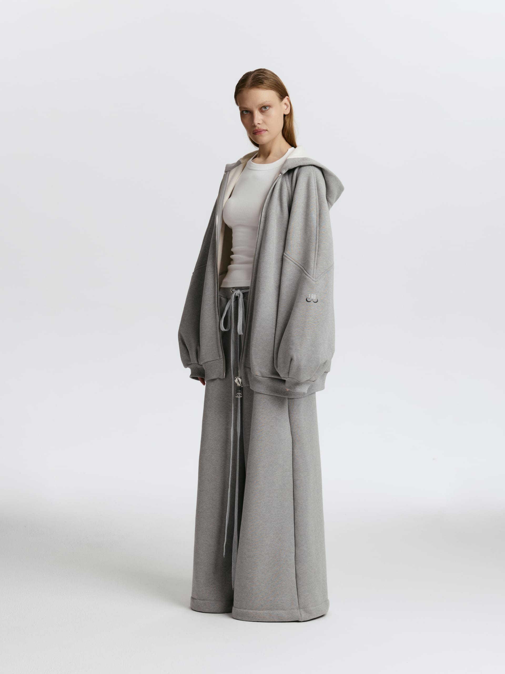 Зип-худи унисекс с акцентной молнией