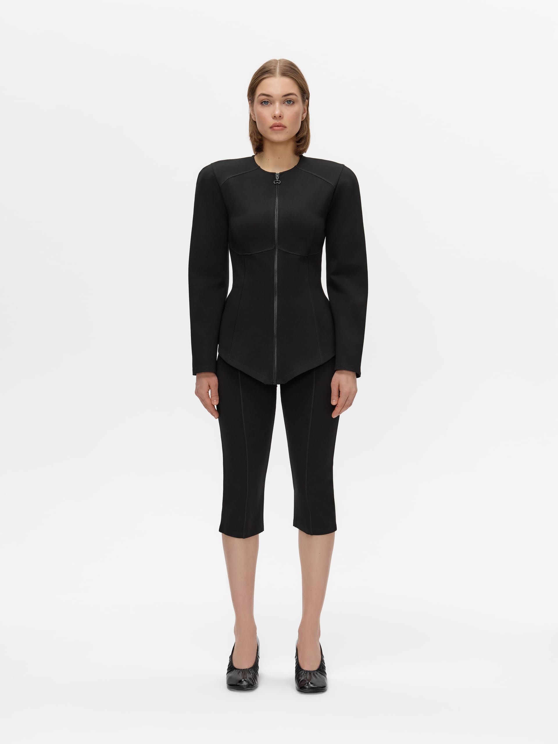 Жакет приталенный  из премиального джерси