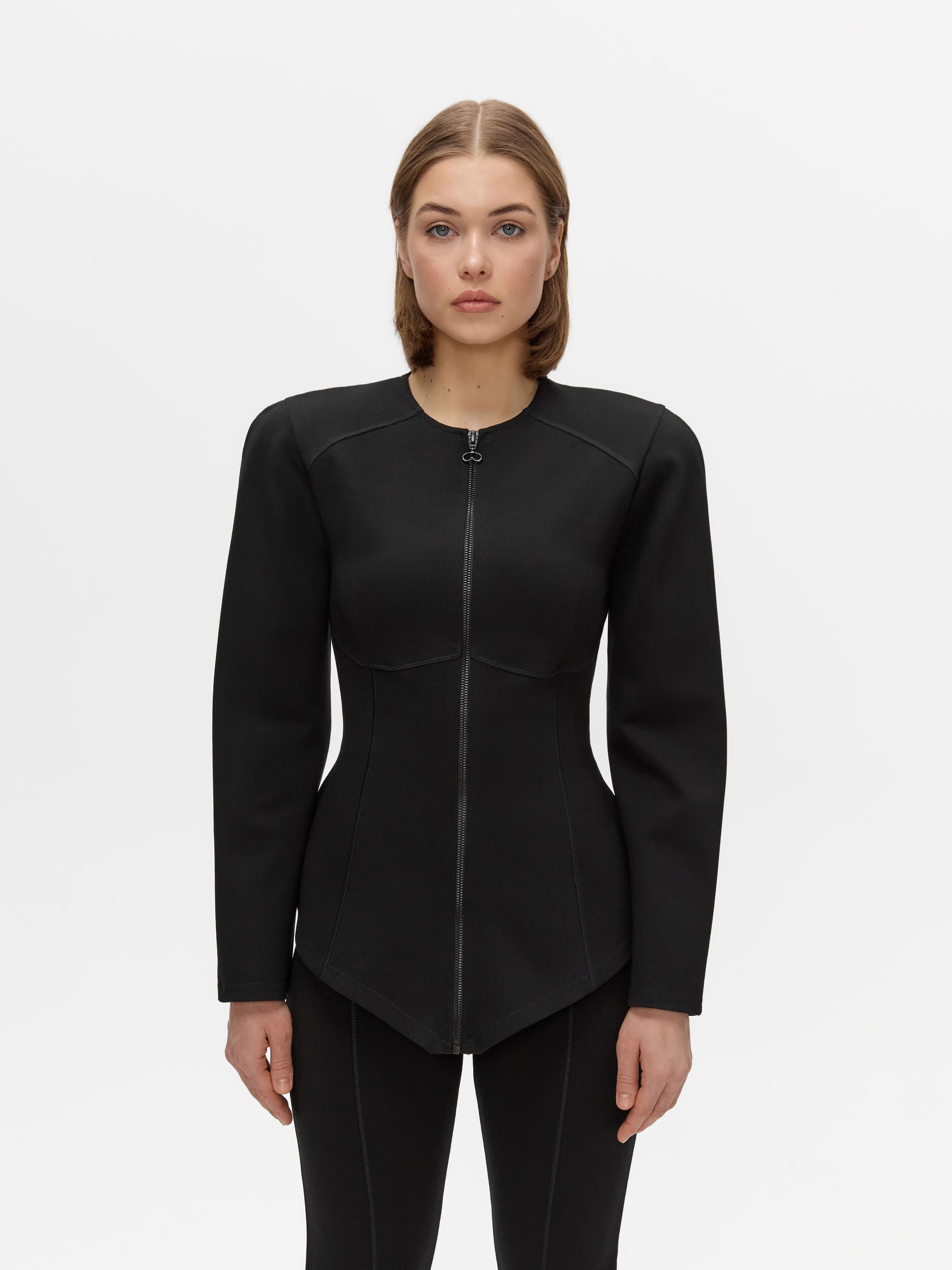 Жакет приталенный  из премиального джерси