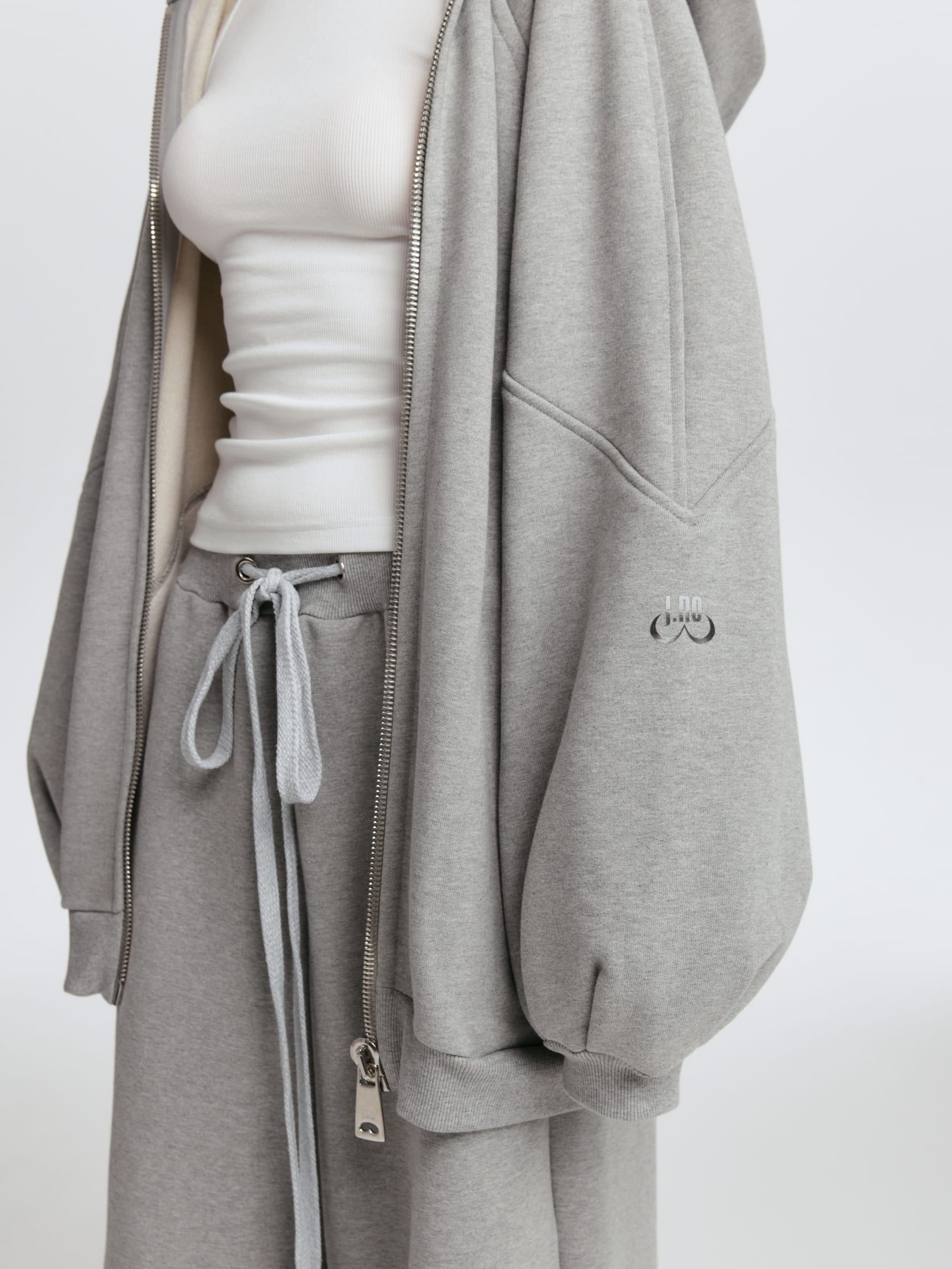 Зип-худи унисекс с акцентной молнией